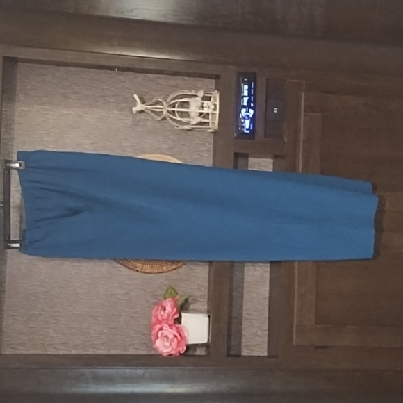 Skechers Scrubs Barco Teal Pockets Elastic Waist Size L Work Scrubs - Picture 9 of 10